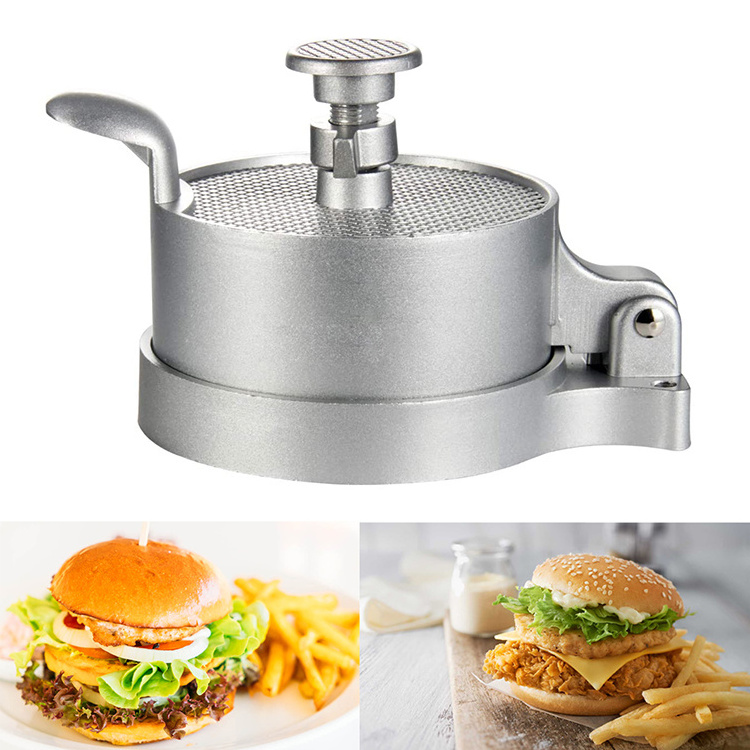 New Design Burger Patty Maker Manual Burger Forming Machine Hamburger Press Tool Meat Pie Making Machine For Burger Grill