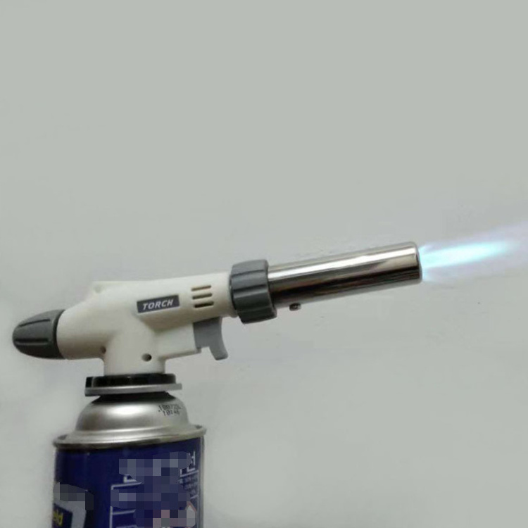 Cassette flame gun welding gun inverted gas blowtorch kitchen baking igniter musket head spray gun