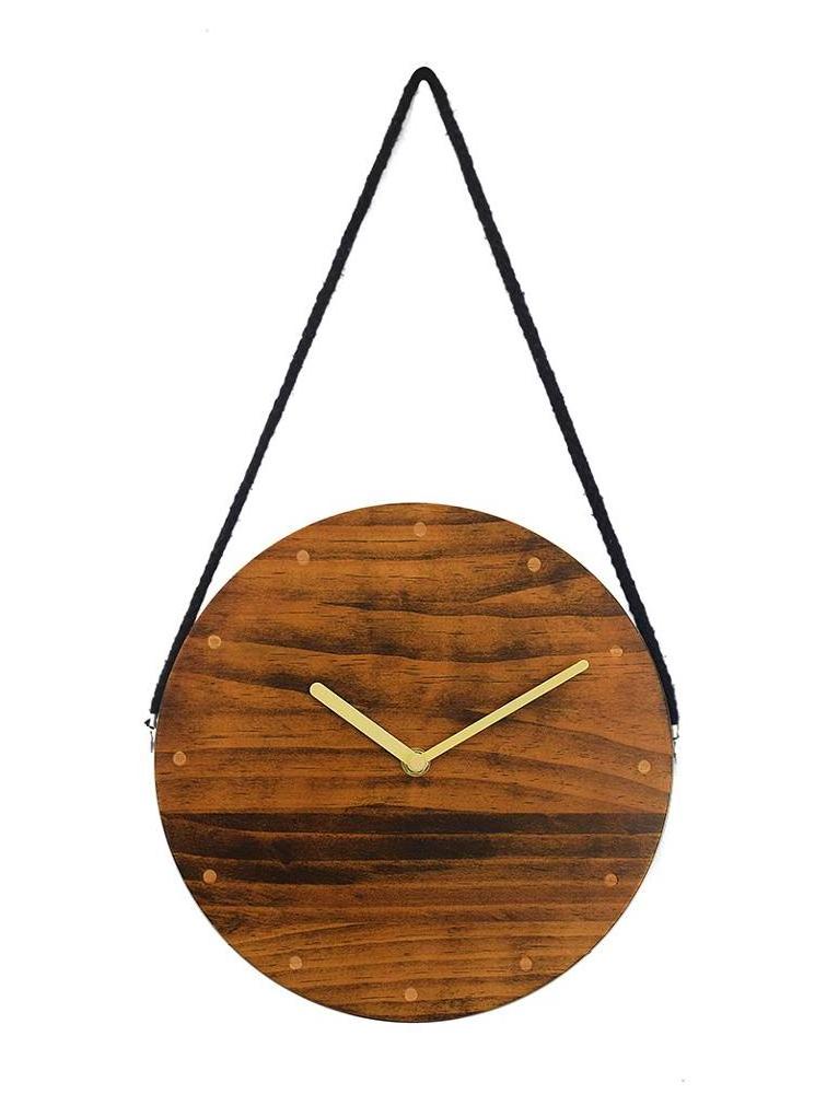 Novelty Design Solid Wood Art Decor Wall Watch Modern Blank Hanging Wall Clock