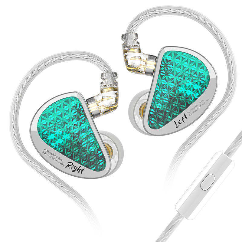 KZ AS16 Pro 8BA Balanced Armature In Ear Wired Earphones HIFI Bass Monitor Headphones Noise Cancelling Metal Headset