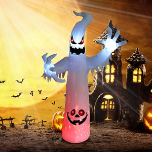 Halloween Inflatables  Decorations Internal Lights & Built-in Fan Blow Up Halloween Decorations for Yard, Lawn & Garden Decor