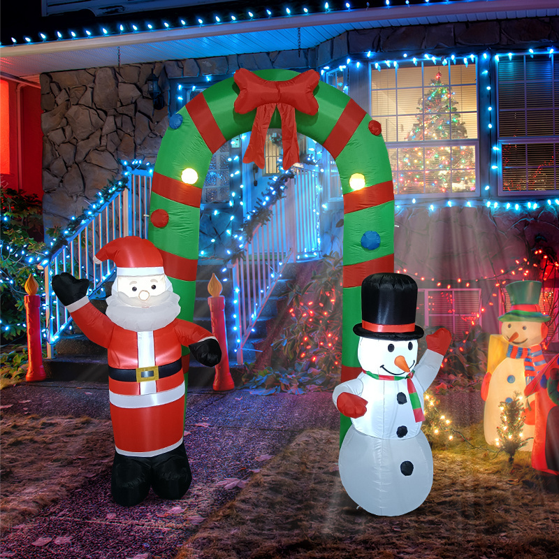 Inflatable Christmas Decorations Outdoor Yard Decoration Blow up Snowman Santa Claus Tree Christmas Inflatables