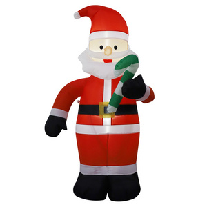 Christmas Inflatable Decorations Snowman Santa Claus  Inflatables with LED light for Yard Lawn Garden Christmas Holiday Party