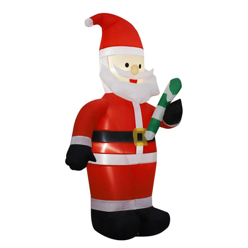 Christmas Inflatable Decorations Snowman Santa Claus  Inflatables with LED light for Yard Lawn Garden Christmas Holiday Party