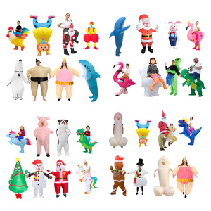 Supper Funny Christmas Inflatable Costume Christmas Blow-up Costume for Halloween Costume/Christmas Party