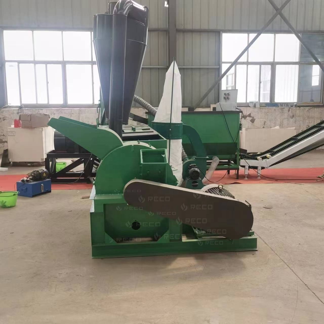 wood crusher feed processing machines 500-3 multifunctional wood crusher pto driven wood shaving machine