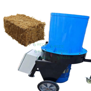 tub grinder round straw bale hay  mulcher  precessor shredder chopper blower