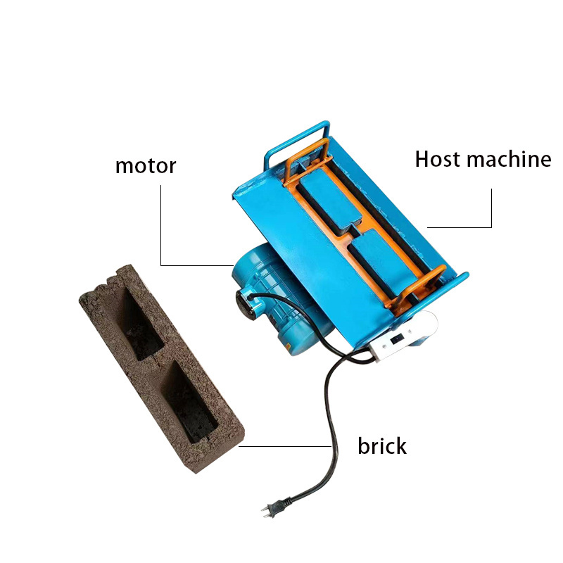 Portable non-electric brick molding machine concrete blocks making machine clay brick machine