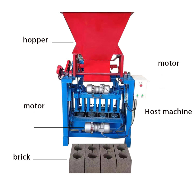 Popular Manual Brick Making Machine Hollow Interlocking Brick Machine Easy to Operate Brick Making Machine