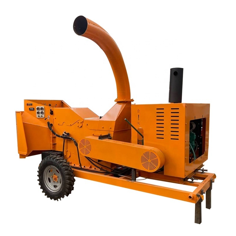 Mobile Wood Chipper For Sale 6 Inch Wood Chipper Tracked Wood Chipper