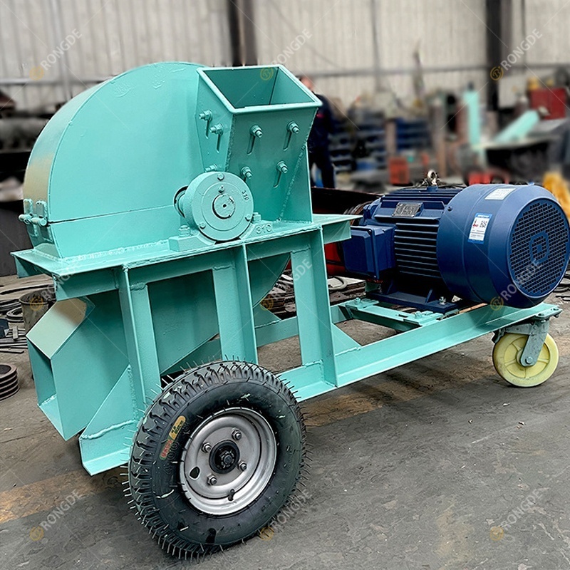 Hot Sale Waste Wood Crusher Wood Hammer Mill Coconut Shell Crushing Garden Wood Chip Crusher