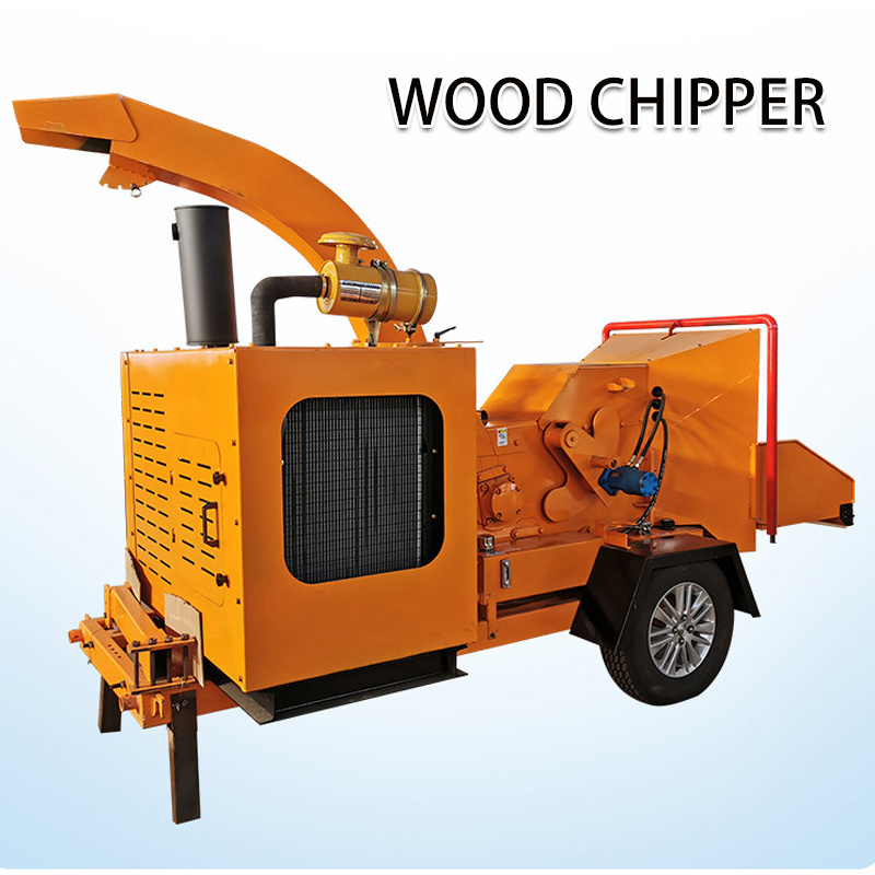 Mobile Wood Chipper For Sale 6 Inch Wood Chipper Tracked Wood Chipper