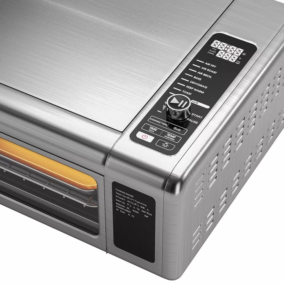 2022 new type 17l small electric toaster 9-in-1 multifunction home baking oven with grill pan