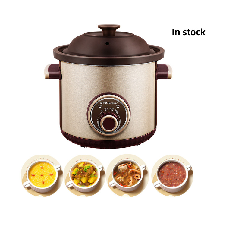 5L electric crock pot slow cooker machine high quality electric ceramic multi cooker slow cooker for beef stew meat recipes