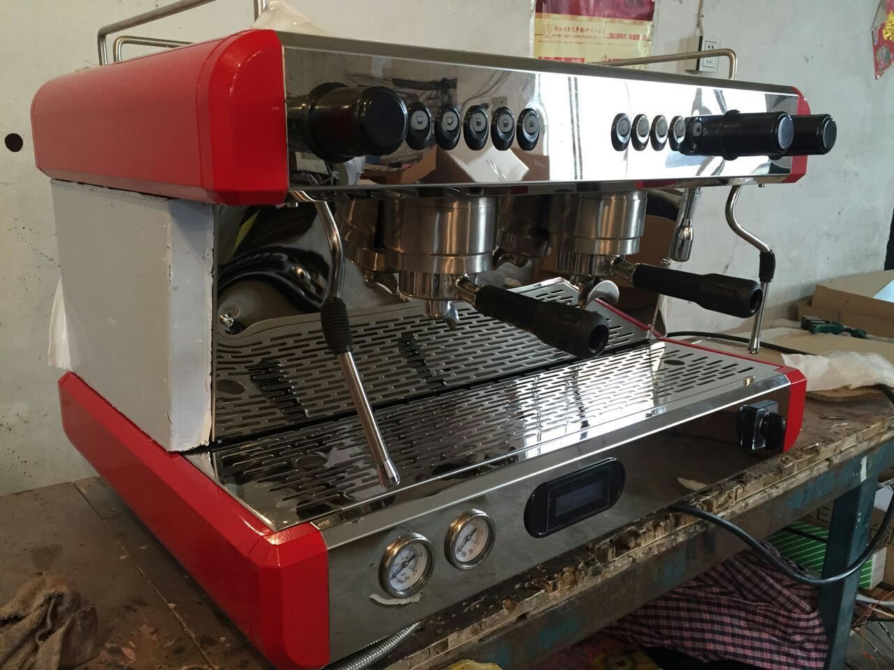 2024 3 Groups Commercial Cafe Machine Traditional rl-cc103 Espresso Coffee Machine with CE Certification