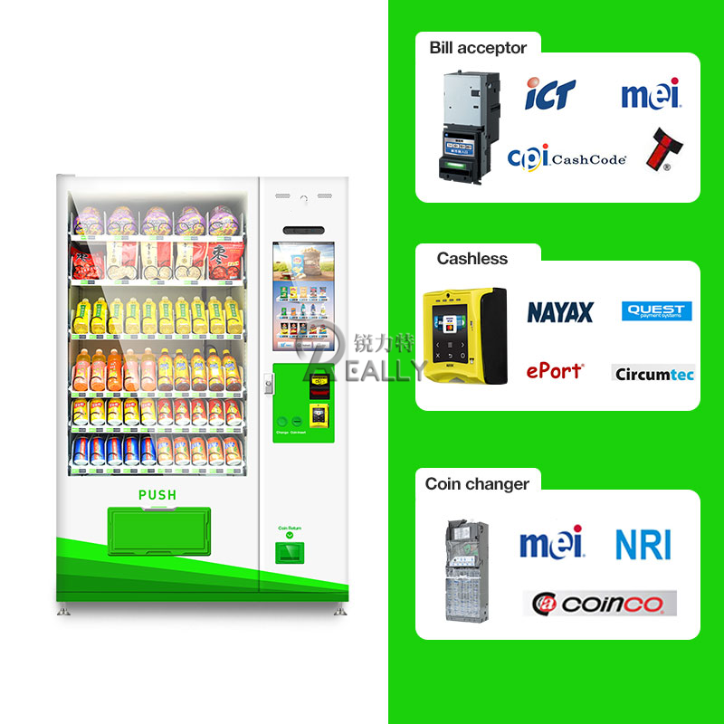 Vending Ice And Soft Drink Soda Water Vending Machines For Drinking Water With Card Reader