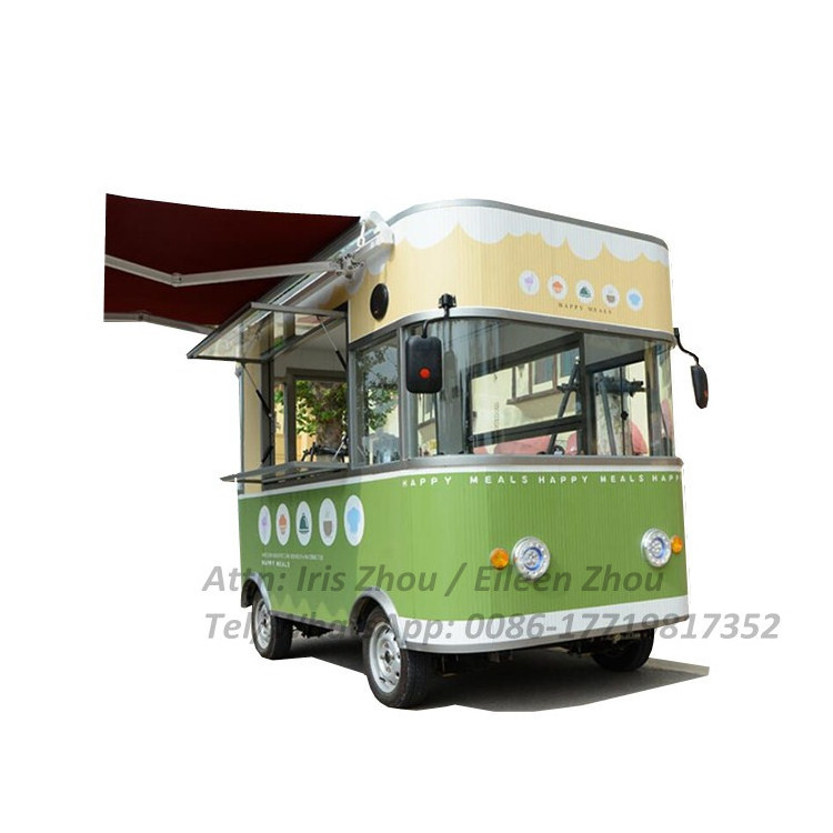 2024 Hot Selling Street Vending Carts/Food trucks for sale in china Mobile Fast Kiosk/Europe Fast Mobile Food Trailer