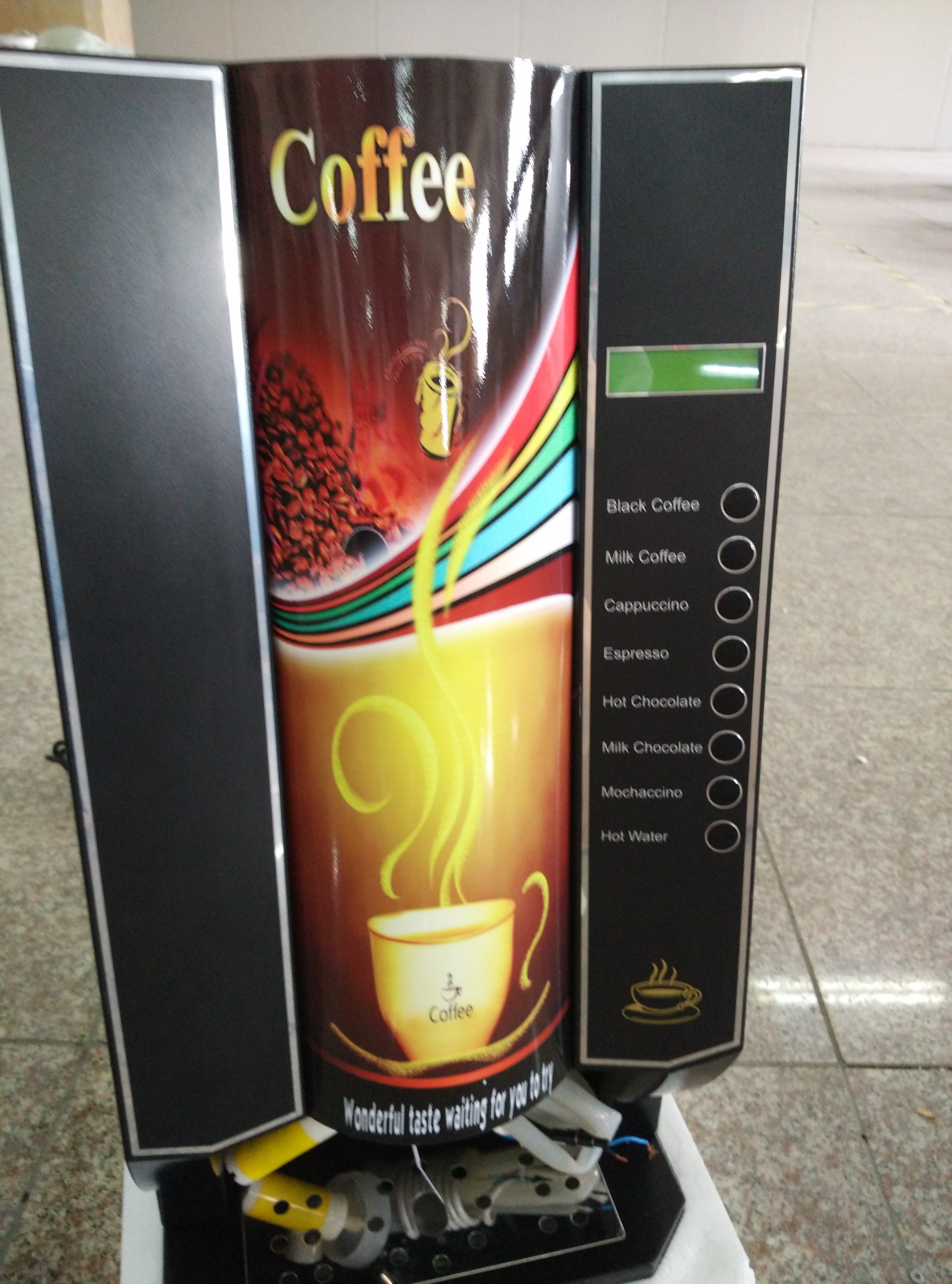 Automatic Bean to Cup Instant Coffee Vending Machine Touch Screen Espresso Coffee Machine