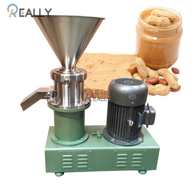 Efficient Steel Grinder Motor Soy Chili Tomato Sauce Making Peanut Butter Machine Sauce Production New Food Processing Machinery