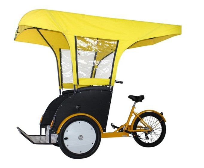 High Quality Electric Passenger Tricycle Pedicab Rickshaw Taxi Bike  Assist Pedal Three Wheel Bike for Sale