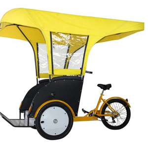 High Quality Electric Passenger Tricycle Pedicab Rickshaw Taxi Bike  Assist Pedal Three Wheel Bike for Sale