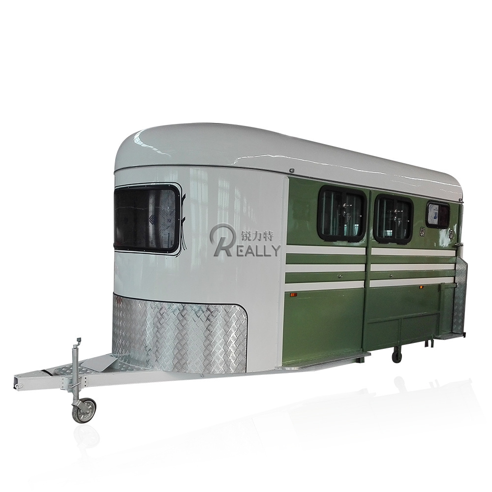 Australia Recommended Skylights Horse Trailer Floats Gooseneck Style from China for Sale