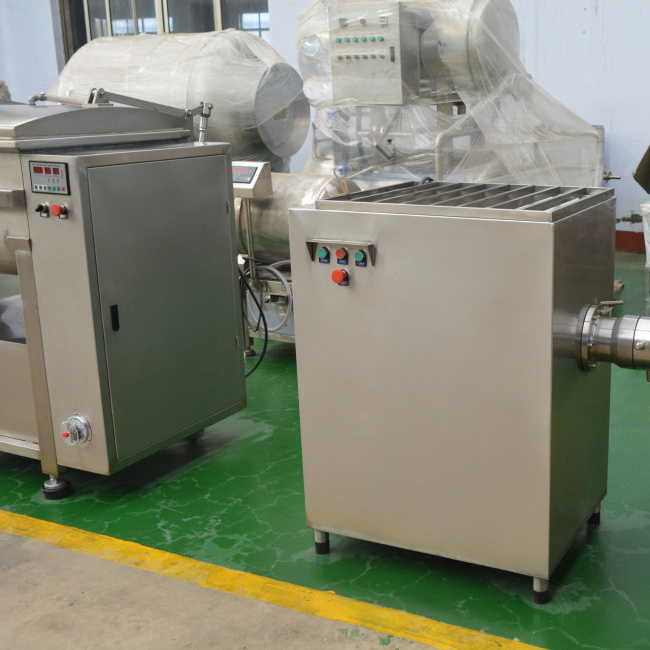 2022 1000kg/hour Industrial Frozen Fresh Meat Mincer Stainless Steel Electric Food Mixer Beef Pork Grinder Cutter Machine