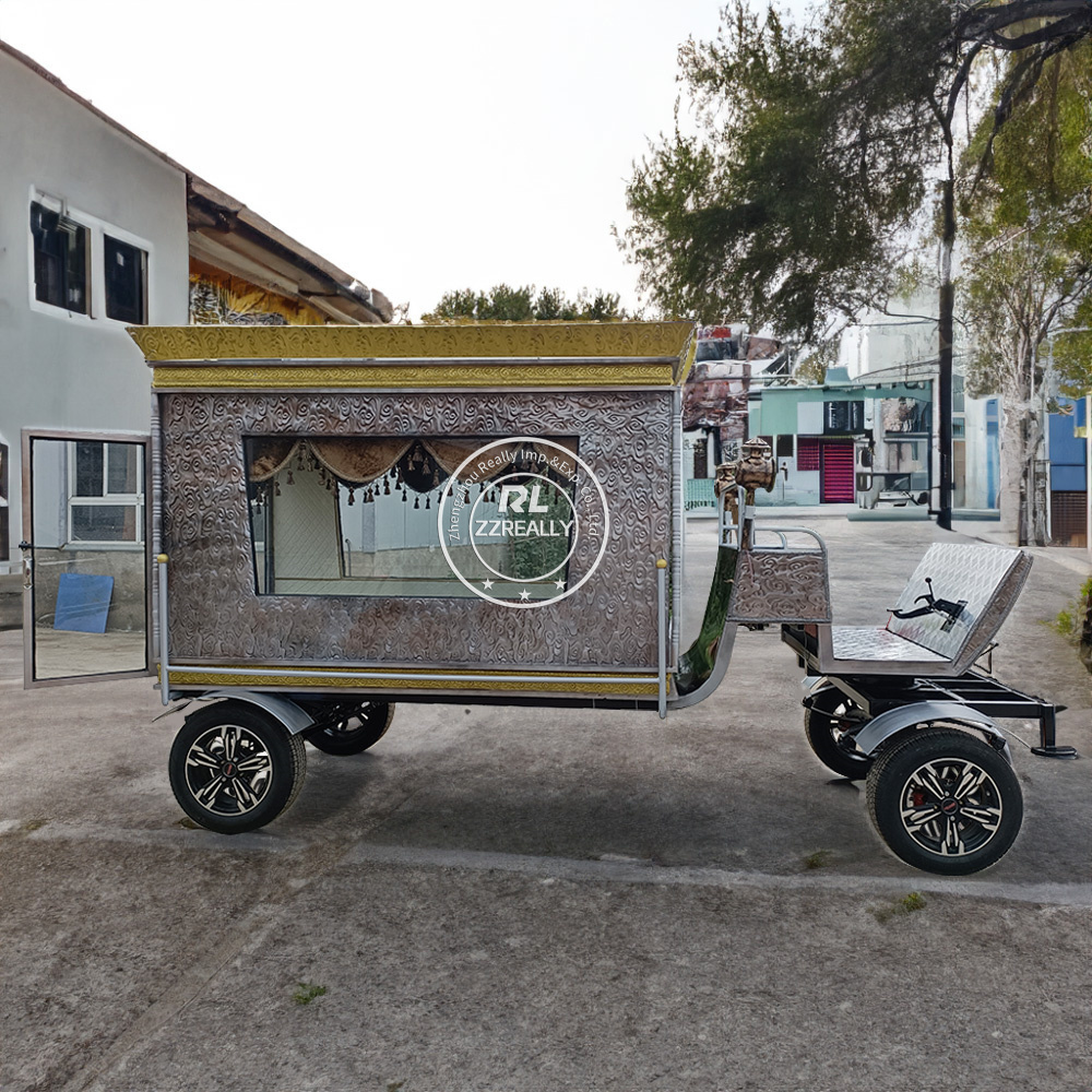 2024 Modern Design Coffin Cart Antique Electric Funeral Vehicle Hearse Cart Electric Vintage Funeral Car For Sale