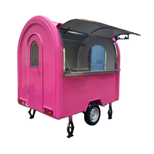 DOT Street Shop Mobile Trailer Custom Food Truck Mini Fast China Food Trailers Snack Machines Food Truck for Sale