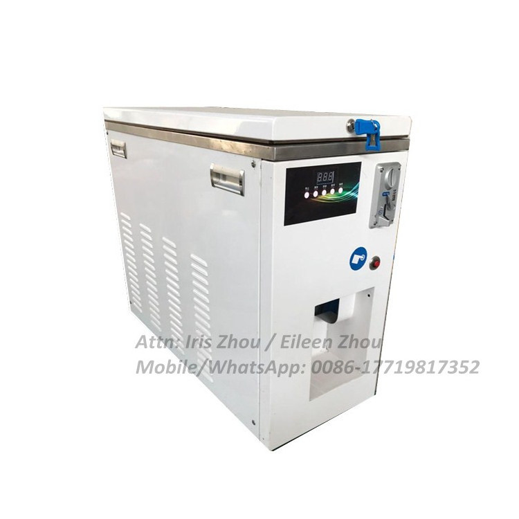 2024 Stainless Steel coin operated ice cream vending machine ice vending machine for sale