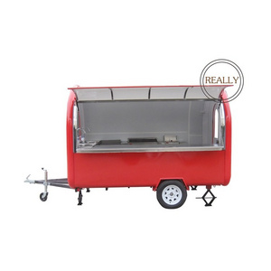 2024 Street Cinema Park School Mobile Food Trailer For Sale Churros Hot dog Waffles Food Cart