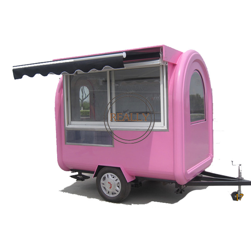 2024 Beach Drink Truck / Hamburger Coffee Ice Cream cart / Food Trailer high quality food trailer for sale