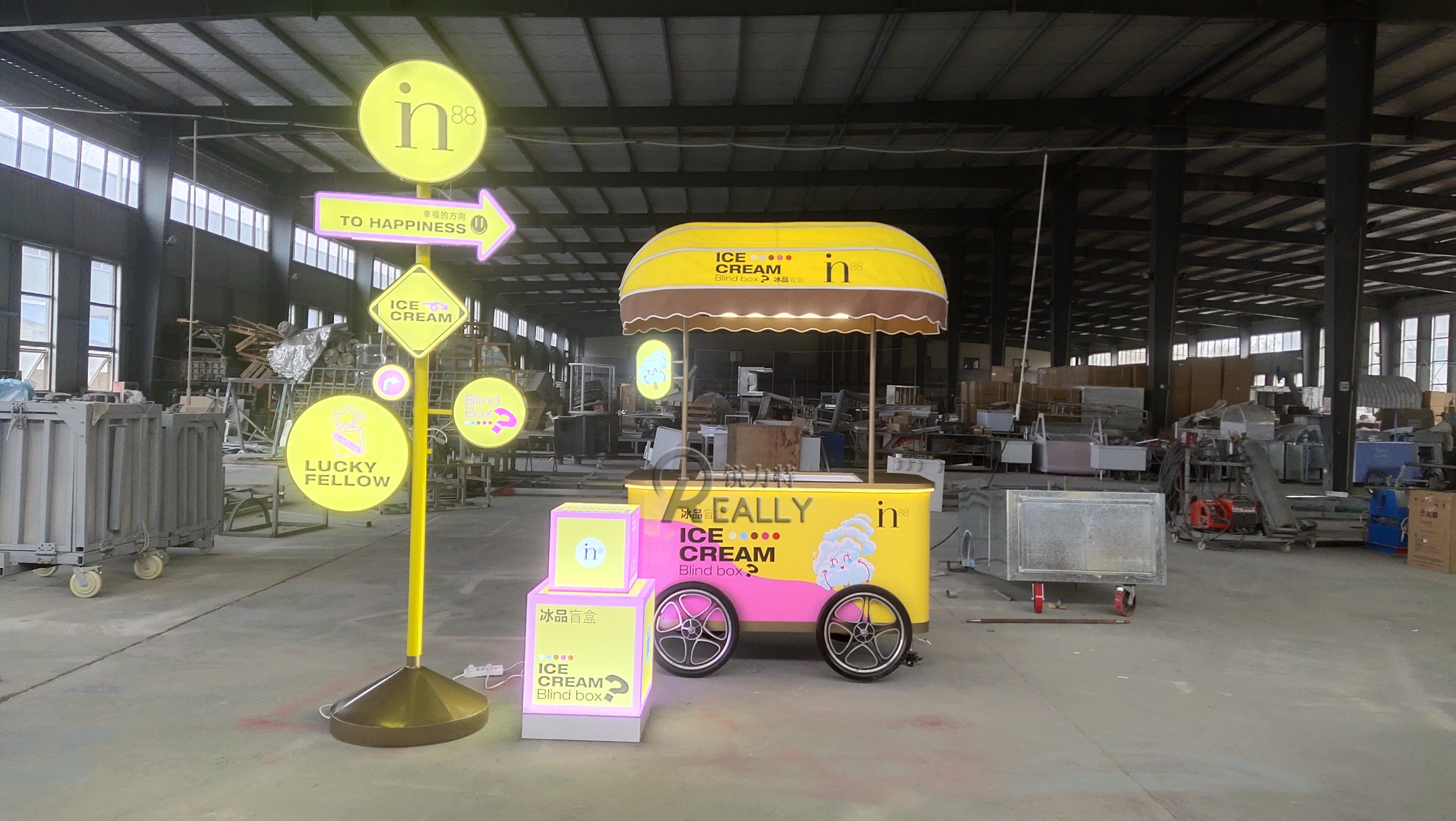 Coffee Tricycle 3 Wheel Ice Cream Food Cart With Ce Iso Certification Mobile Pancake Food Vending Van Food Truck Ice Cream Cart