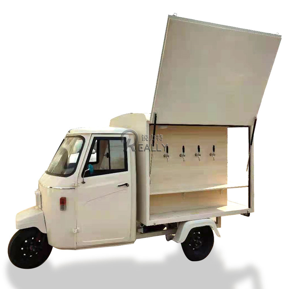 OEM Electric Tricycle Food Truck Mobile Tuk Tuk Ice Cream Cart Concession Snack Food Trailer