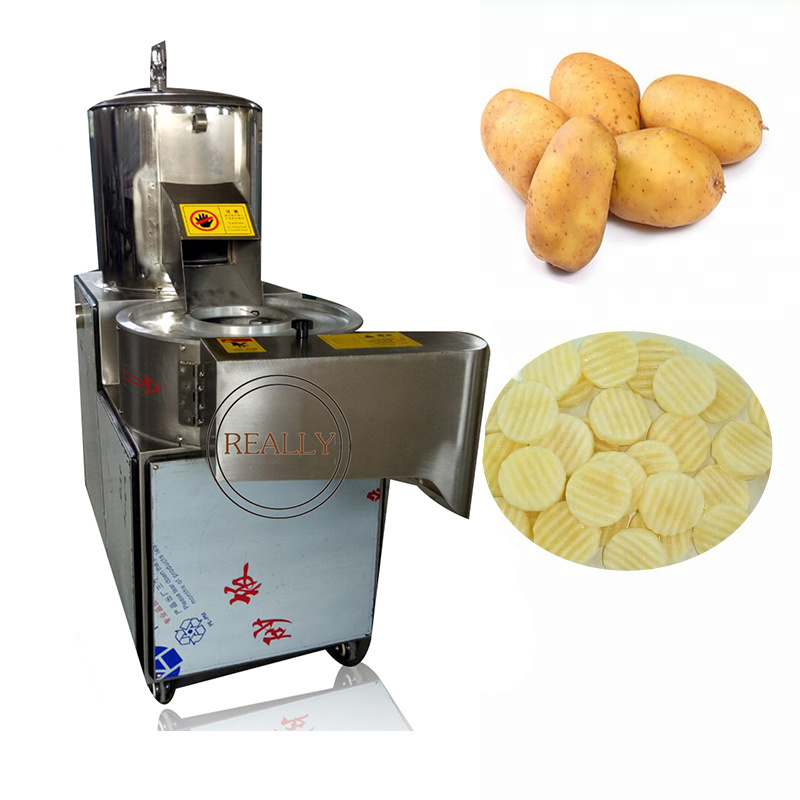 Commercial 3 in 1 Multifunction Potato Peeling and Cutter Machine Automatic Peeler Slicing Potato Chips Cutter