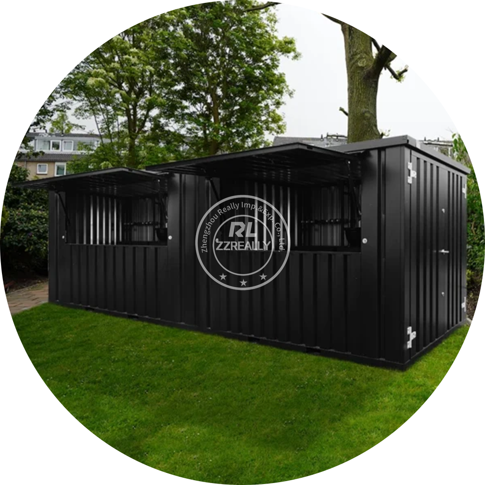 New 20ft Mobile Office And Canteen Converted Shipping Containers With Equipment And Tables