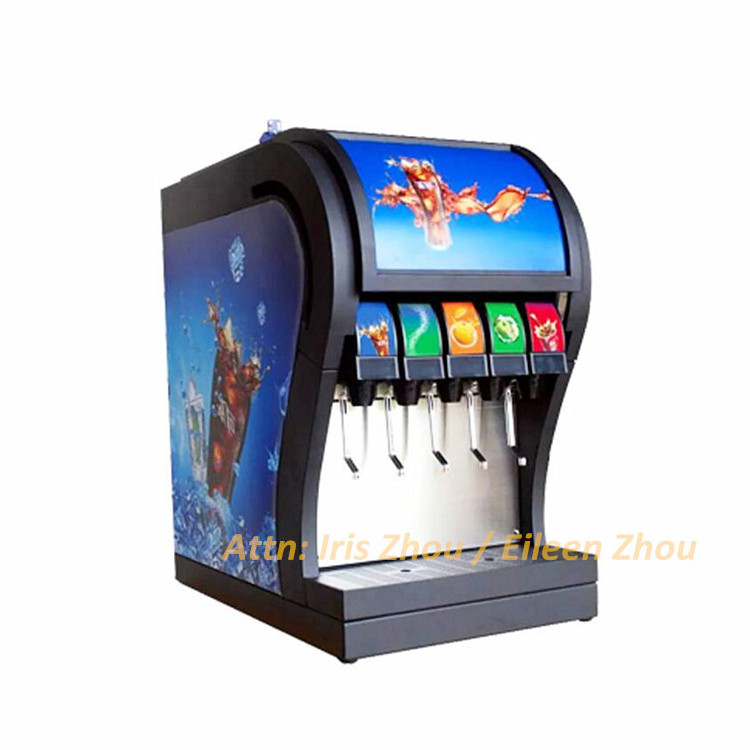 2024 3 Flavors Post Mix Soda Fountains Machine Dispenser