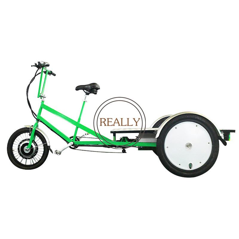 OEM Electric Flatbed Trike For Cargo 3 Wheel Bicycle Motor Electric Pedal Cars For Adults