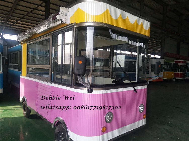 2024 CE fast food van designer/scooter food cart for sale