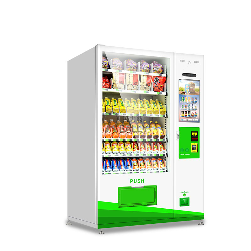 2024 New Arrival Vending Ice And Water Vending Machines For Foods And Drinks With Card Reader