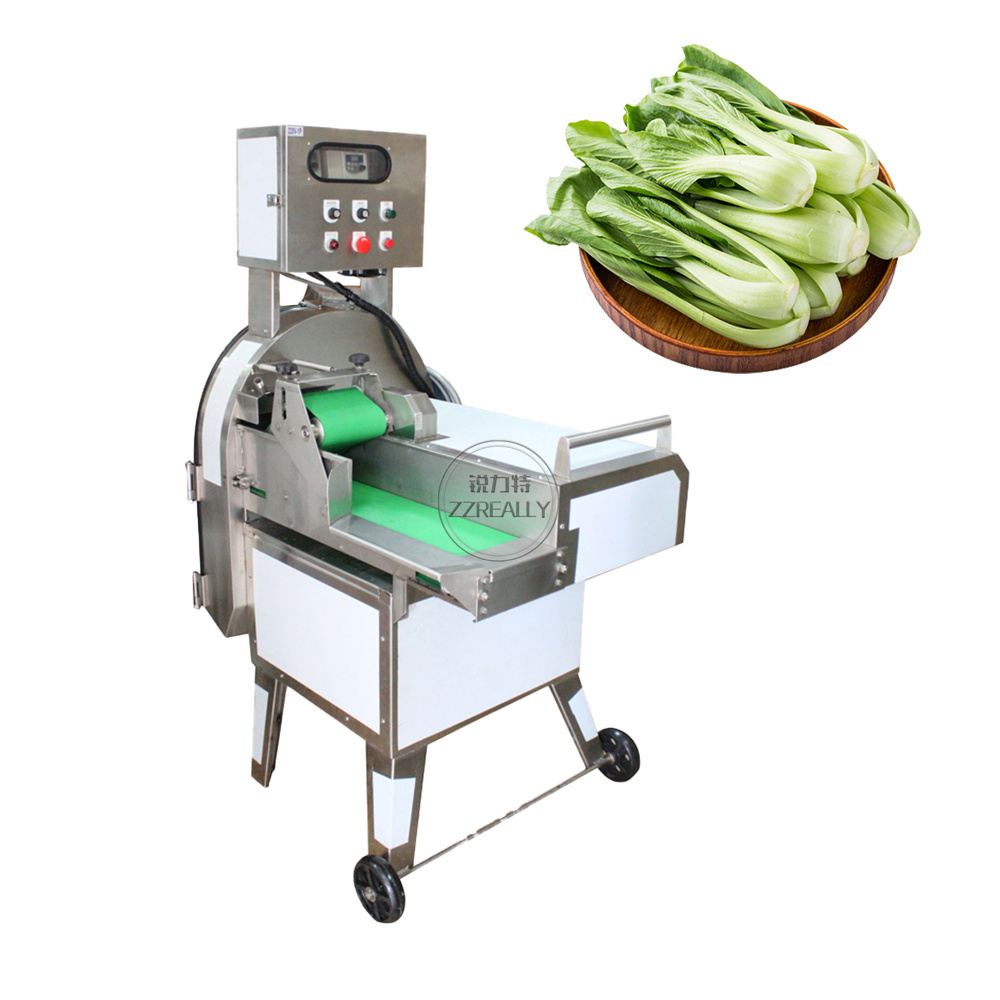 Industrial Automatic Vegetable Slicer Commercial Cabbage Potato Garlic Parsley Cutting Machine