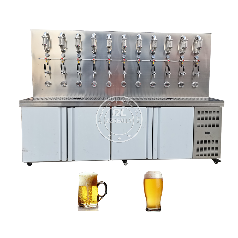 2024 Food Beverage Machinery Automatic Soft Drink Dispenser Machine Catering Used Soda 3 Door Beverage Dispenser Cooler