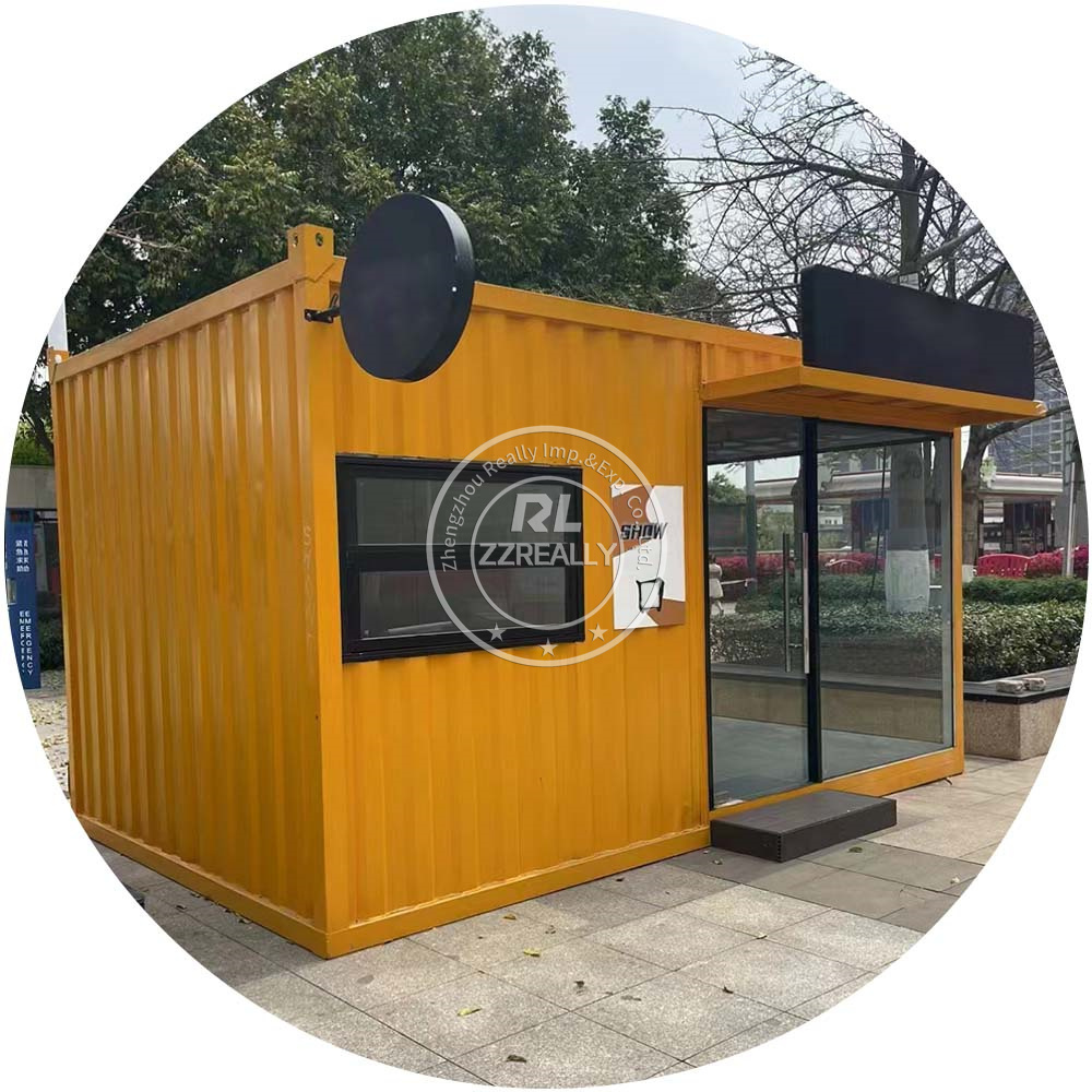 20ft 40ft Food Shipping Container Bar Restaurant 10ft Pop Up Shipping Kiosk Design Pop Up Shop With Fast Delivery