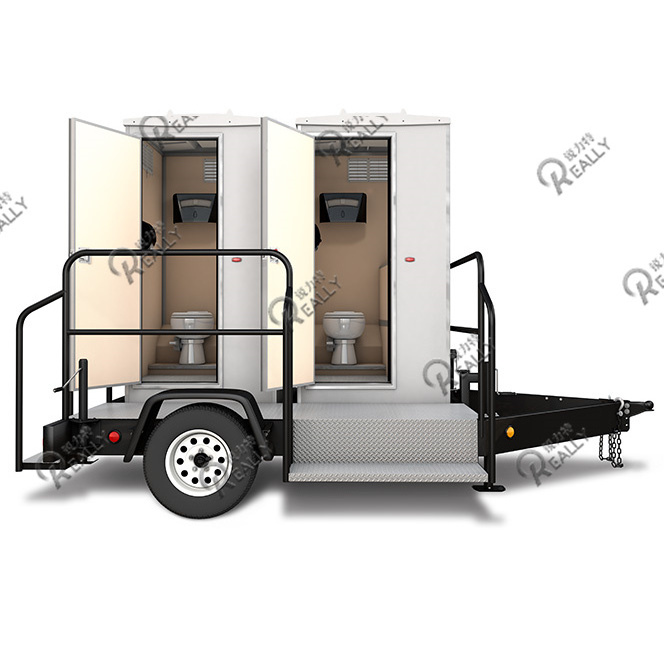 Manufacture Mobile Toilet Trailer High Quality Custom Portable Toilet Bathroom Trailer for Sale