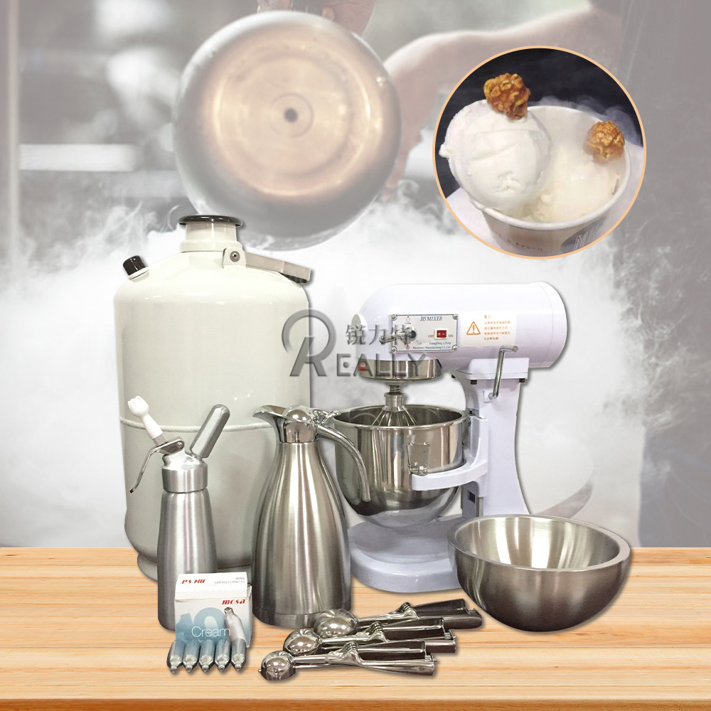 Oem New Style Liquid Nitrogen Ice Cream Machine Electric Ice Cream Maker