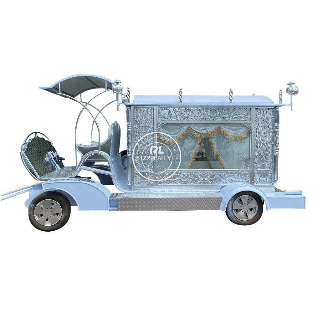 Customize Hot sale Style Funeral Electric Hearse Funeral Carriage Car Horse Drawn Carriage Hearse Horse Carriage