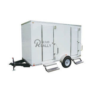 Restroom Trailer With Shower Port a Potty Outdoor Toilets 4 Rooms Outdoor Toilet Trailer Direct Selling Modern Portable