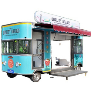 OEM electric Ice Cream street shop fast Food Trucks mobile Fruit vending Cart