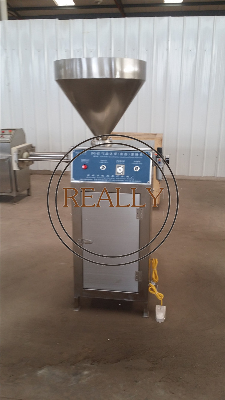 Sausage Meat Extruder Pump Sausages Stuffer Filling and Twisting Machine With High Quality Material