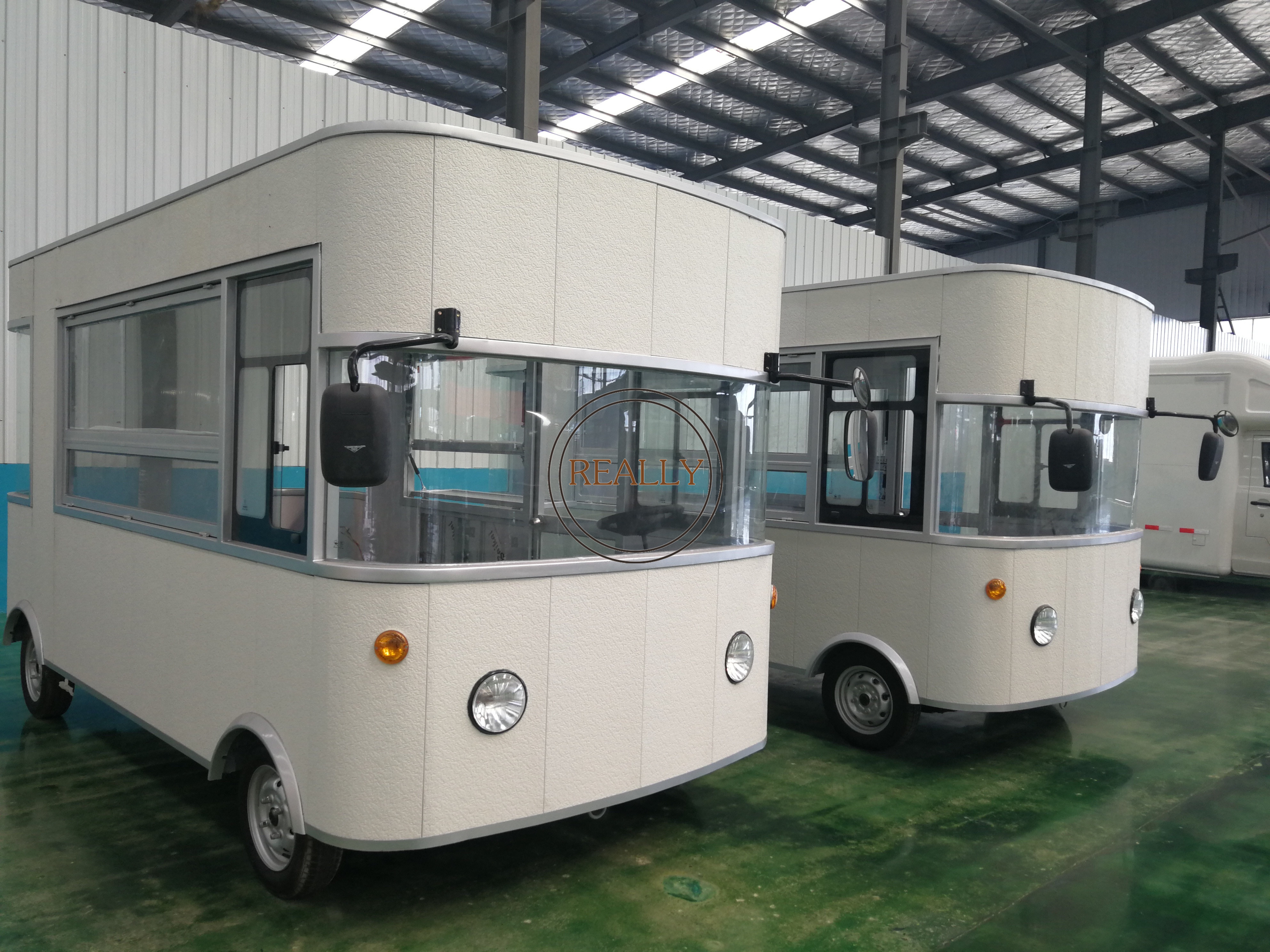 Custom Ice Cream Vending Food Trucks Electric Fruit Juice Cart to Sell Food on Street Stainless Steel Customized RL-BG350